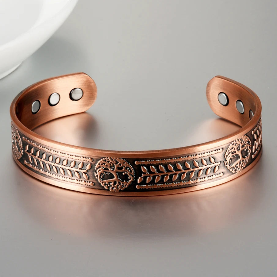 Yggdrasil, the Tree of Life Copper Bracelet