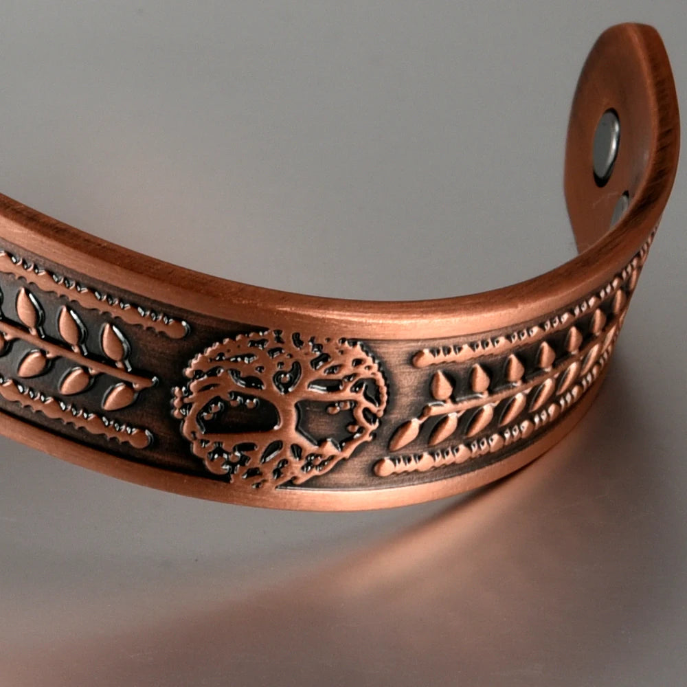 Yggdrasil, the Tree of Life Copper Bracelet