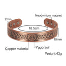 Yggdrasil, the Tree of Life Copper Bracelet