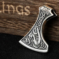 Dragon Axe 925 Sterling Silver Necklace