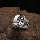 Hel's Face 925 Sterling Silver Ring
