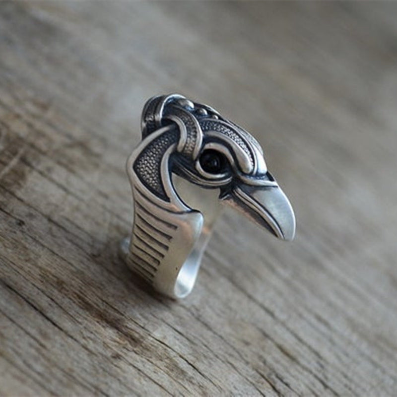 Raven of Odin Stainless Steel Ring