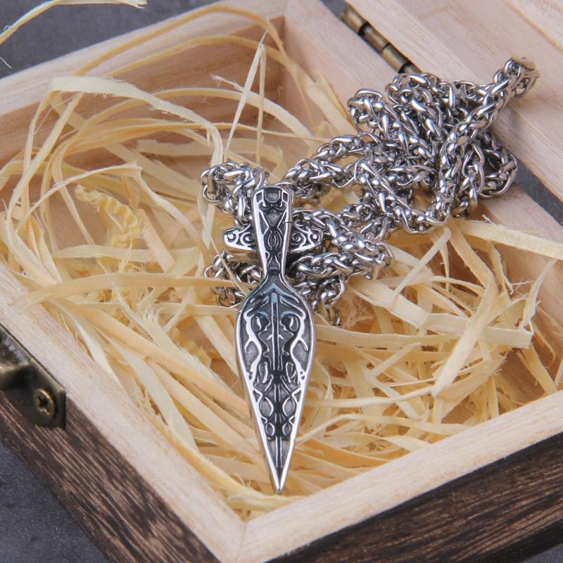 Gungnir - Odin's Spear  Stainless Steel Necklace