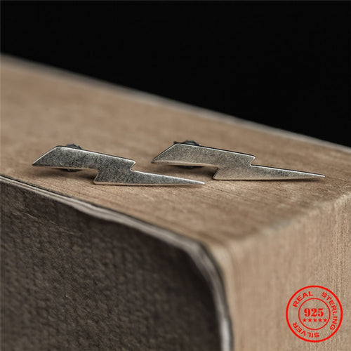 Thor Lightning  925 Sterling Silver Earrings