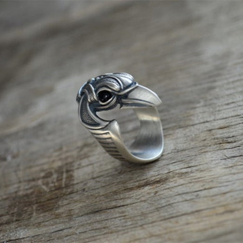 Raven of Odin Stainless Steel Ring