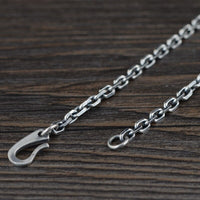 Yggdrasil Eagle Veðrfölnir 925 Sterling Silver Cable Chain