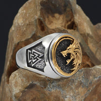 Fenrir Howls 316L Stainless Steel Ring