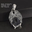 Raven Wings 925 Sterling Silver Necklace