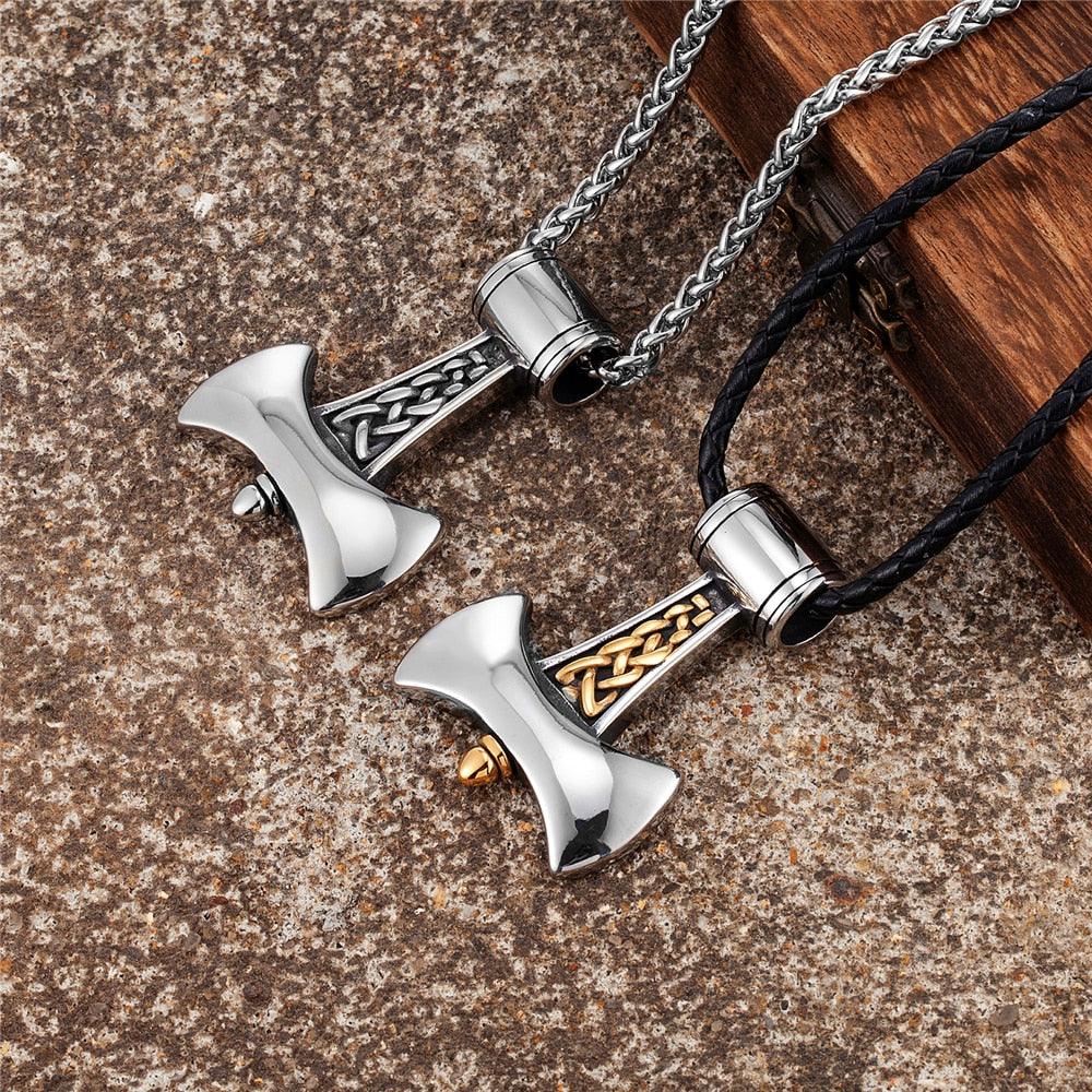 Berserker Axe Stainless Steel Necklace