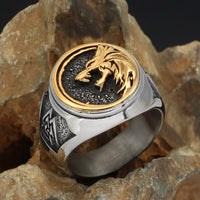 Fenrir Howls 316L Stainless Steel Ring