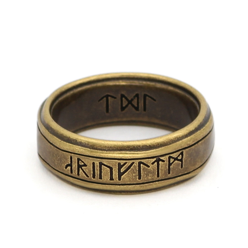 1005001338396144-8|1005001338396144-9|1005001338396144-10|1005001338396144-11|1005001338396144-12Viking Runes in Bronze Stainless Steel Ring