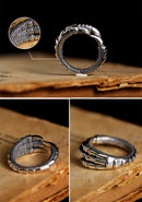 Jörmungandr Claws Handmade 925 Sterling Silver Ring