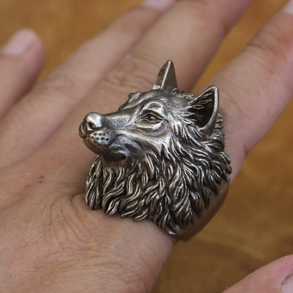 Wolf of Odin Cupronickel Ring