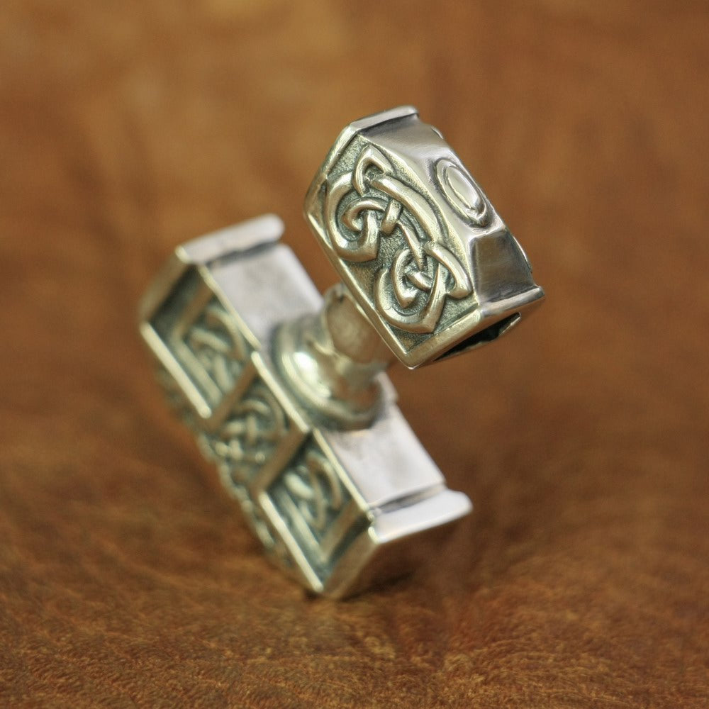 Mighty Mjolnir Necklace in 925 Sterling Silver