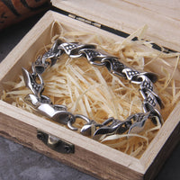 Dragonscales of Jörmungandr 316L Stainless Steel Bracelet