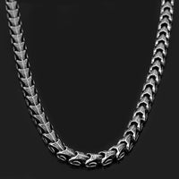 Nidhogg Scales Norse Dragon Stainless Steel Necklace