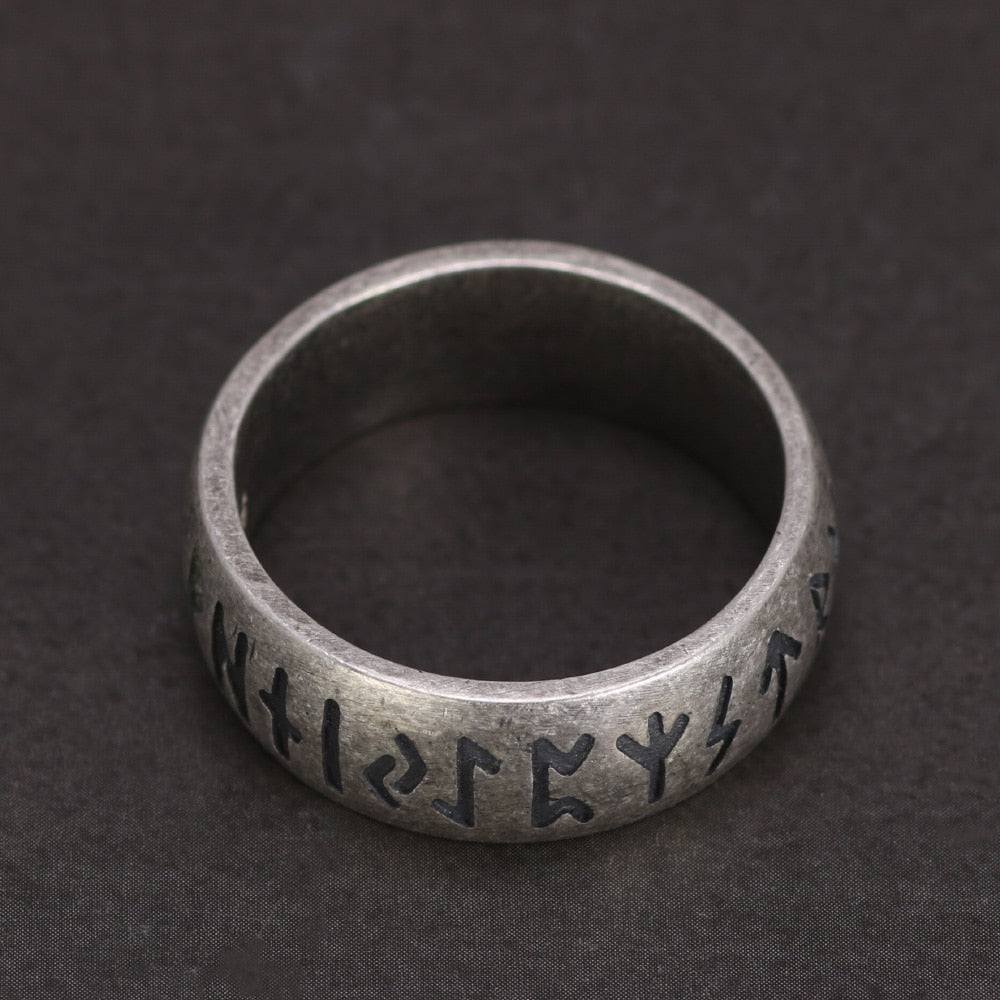 Viking Rune Ring in 925 Silver
