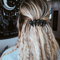 Black Ravens Hair Clasp