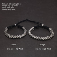 Spine of Hel Vertebrae Bracelet in 925 Sterling Silver