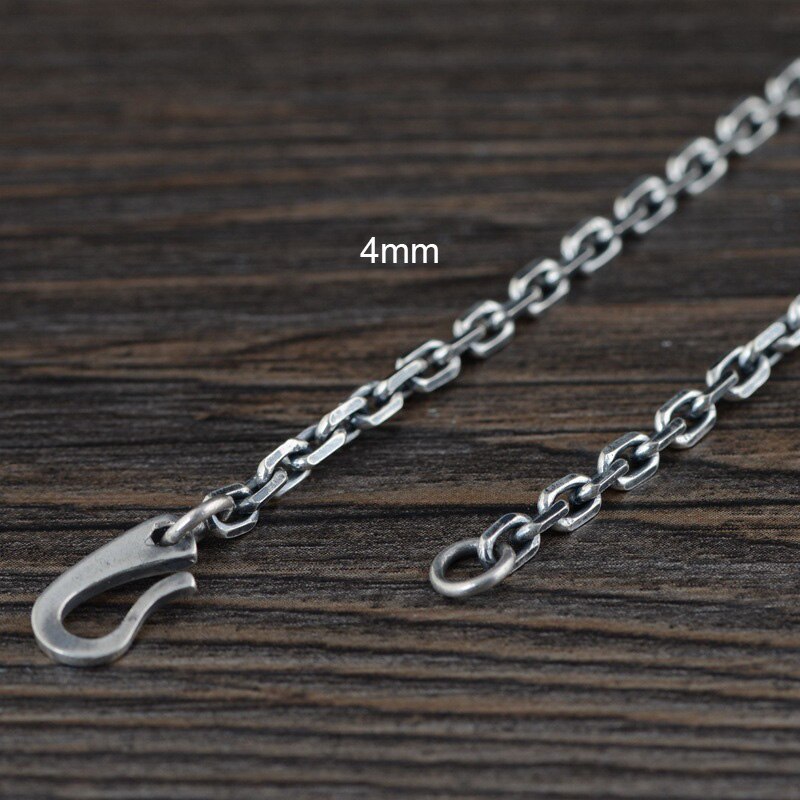 Sterling silver cable on sale chain