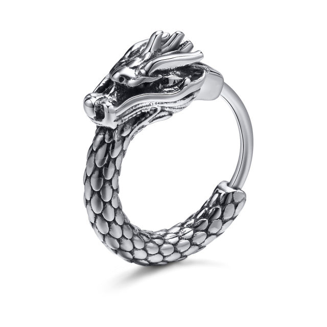 Jörmungandr the Midgard Serpent Stainless Steel Earrings