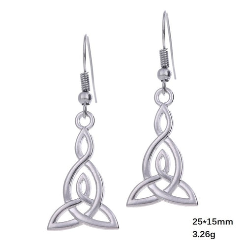 Triquetra Stainless Steel Earring