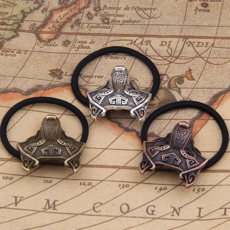 Fenrir head elastic hair band