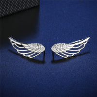 Valkyrie Wings 925 Sterling Silver Earrings