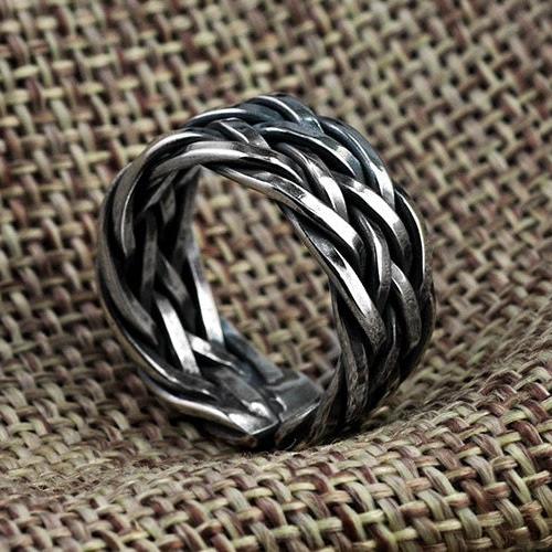 Wide Gleipnir - Handmade 925 Sterling Silver Ring