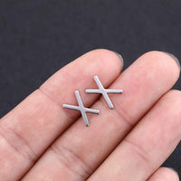 Sacred Runes Stainless Steel Earrings