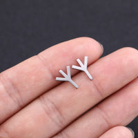 Sacred Runes Stainless Steel Earrings