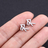 Sacred Runes Stainless Steel Earrings