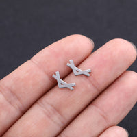 Sacred Runes Stainless Steel Earrings