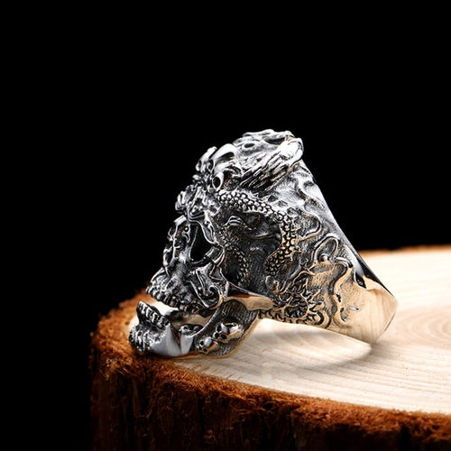 Champion of the Dead 925 Sterling Silver Adjustable Ring