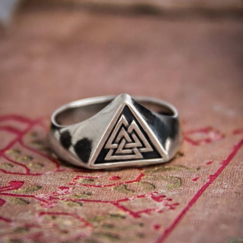 Ancient Valknut Stainless Steel Ring