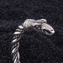 Odin's Ravens 925 Sterling Silver Arm Ring Bracelet