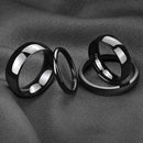 Frigg's Vows Black Titanium Ring