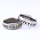 Ancient Viking Rune Ring - Stainless Steel - TheWarriorLodge