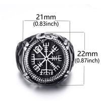 The Viking Compass Vegvisir and the World Serpent