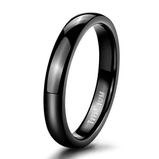 Frigg's Vows Black Titanium Ring