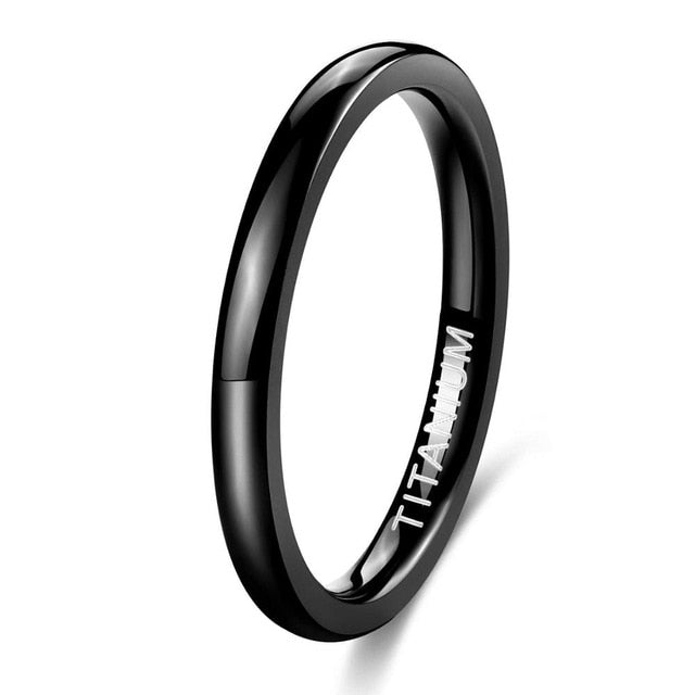 Frigg's Vows Black Titanium Ring