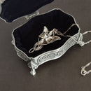 Evenstar of Alfheim 925 Sterling Silver Necklace with Zircon Stones