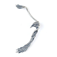 Allfather Raven 925 Sterling Silver Earring - TheWarriorLodge
