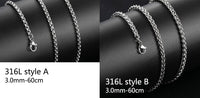 The Valknut and the Vegvisir 316L Stainless Steel Necklace