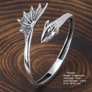 Fafnir the Wise 925 Sterling Silver Adjustable Ring and Bracelet