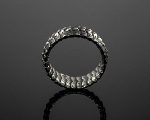Dragonscales of Jörmungandr 316L Stainless Steel Ring