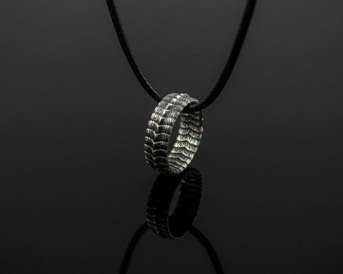Dragonscales of Jörmungandr 316L Stainless Steel Ring