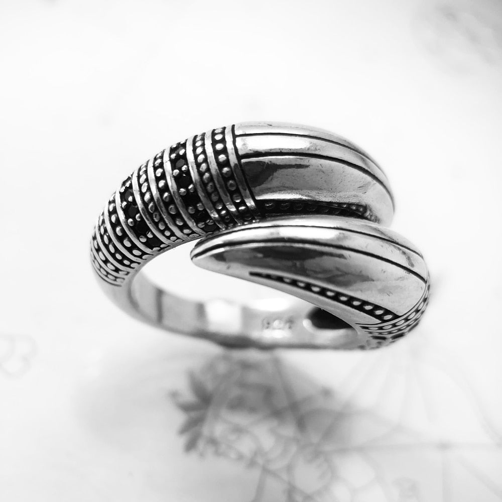 Nidhogg Talon Handmade 925 Sterling Silver Ring