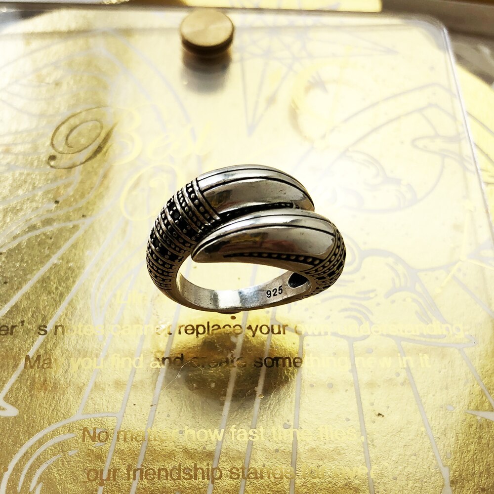 Nidhogg Talon Handmade 925 Sterling Silver Ring