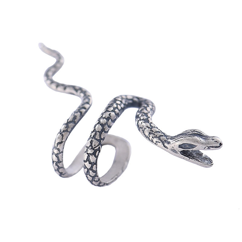 Jörmungandr the Midgard Serpent 925 Sterling Silver Earring